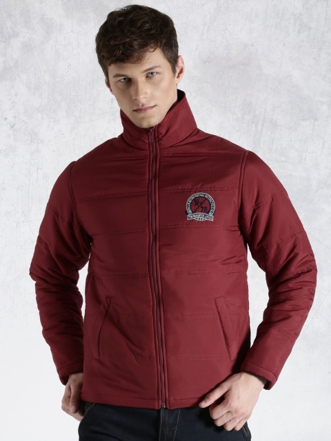 

Roadster Maroon Puffer Jacket