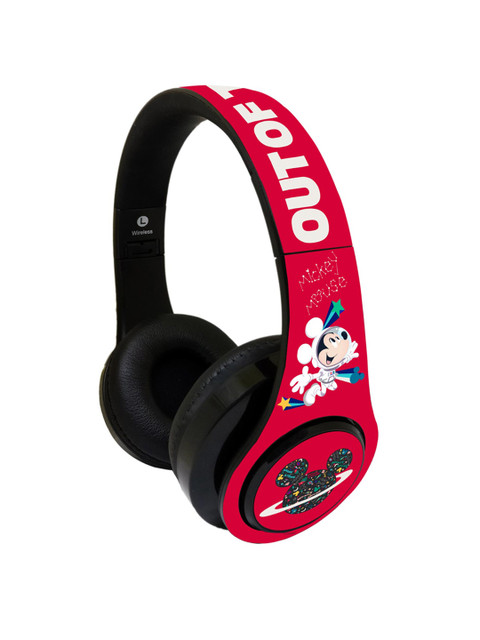 

YK Kids Red Mickey Mouse Printed Wireless On Ear Headphone SODCIBLDD5260