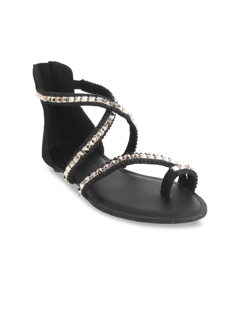 

Catwalk Women Black Embellished Gladiators