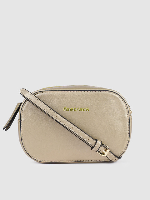 

Fastrack Gold-Toned Solid Glowtini Sling Bag