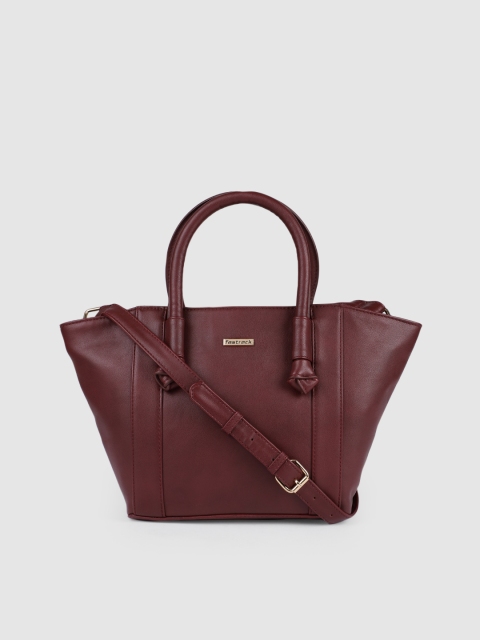 

Fastrack Burgundy Derby Solid Handheld Bag