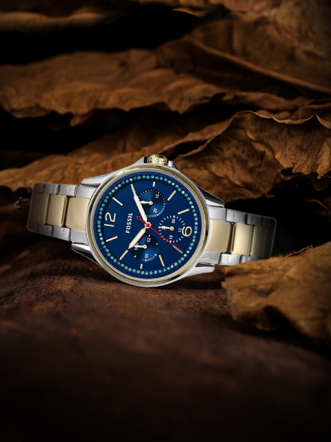 

Fossil Women Navy Blue Analogue Watch