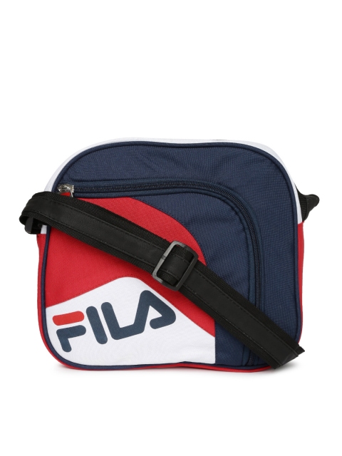 

FILA Unisex Red & White Messenger Bag