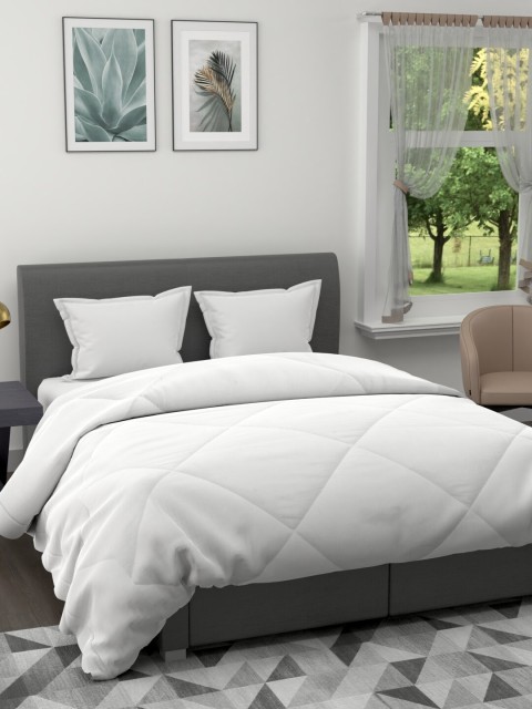 

URBAN SPACE White Solid Mild Winter 233 GSM Double Bed Comforter