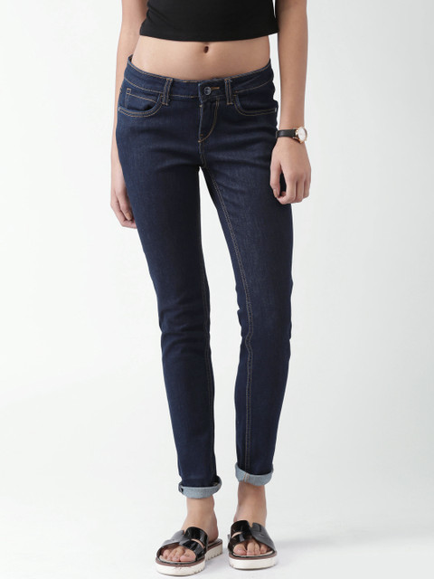 

Mast & Harbour Women Blue Skinny Fit Stretchable Jeans