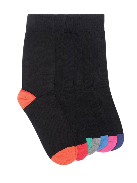 

Marks & Spencer Men Pack of Black 7 Above-Ankle Length Socks