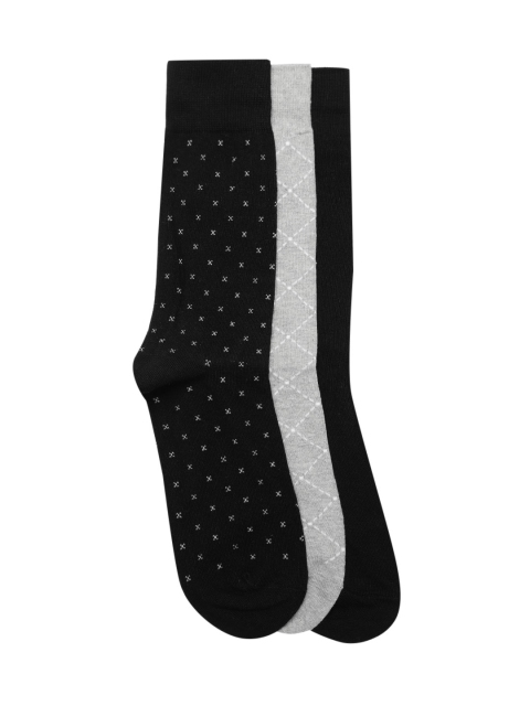 

Marks & Spencer Men Pack of 3 Above Ankle-Length Socks, Black