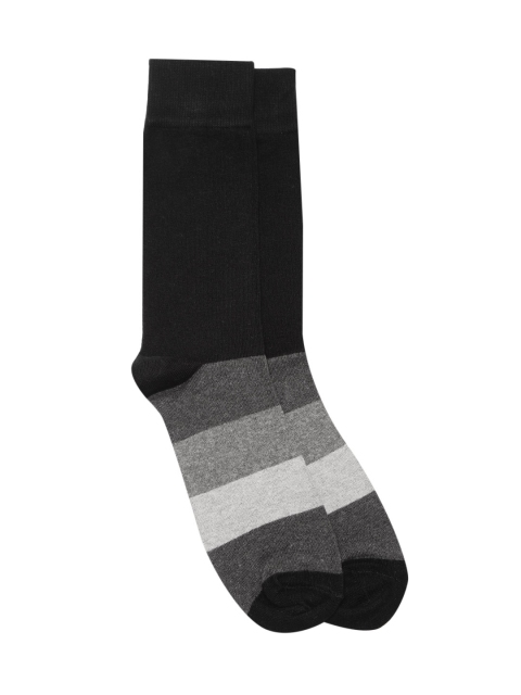 

Marks & Spencer Men Black & Grey Colourblocked Above Ankle Socks