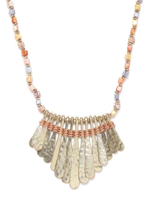 

RICHEERA Gold Plated Beaded Necklace