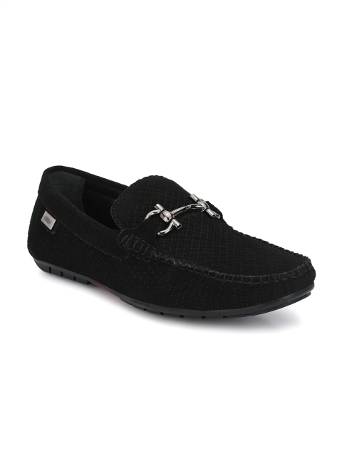 

Hitz Men Black Driving Shoes