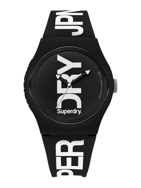 

Superdry Men Black Analogue Watch SYG189BW