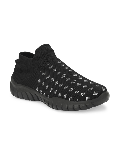 

MENGLER Men Black Walking Shoes