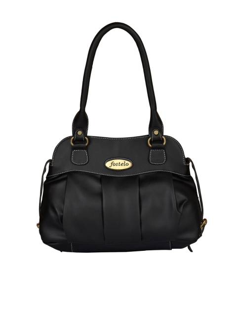 

Fostelo Black Solid Priscila Shoulder Bag