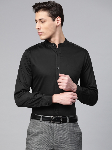 

Raymond Men Black Contemporary Regular Fit Textured Partywear Shirt