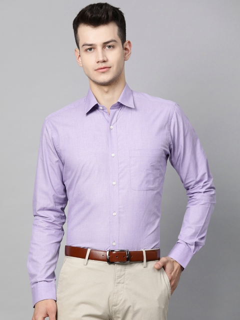 

Raymond Men Lavender Slim Fit Solid Formal Shirt