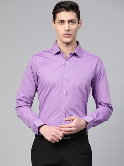 

Park Avenue Men Purple Slim Fit Solid Formal Shirt