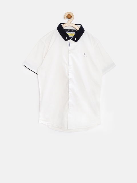 

Gini & Jony Boys White Slim Shirt