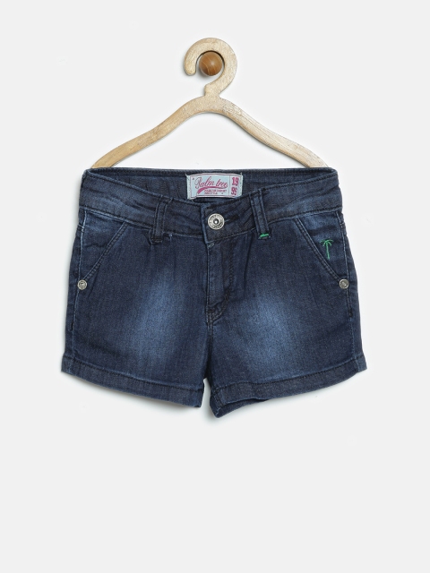 

Palm Tree by Gini & Jony Girls Navy Washed Denim Shorts, Navy blue