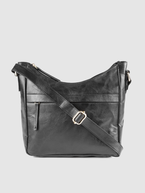 

DressBerry Black Textured Sling Bag