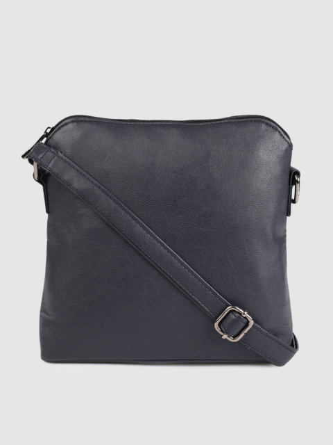 

Mast & Harbour Navy Blue Solid Sling Bag