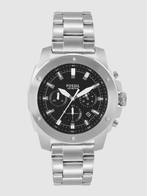 

Fossil Men Black Mega Machine Chronograph Watch FS5716