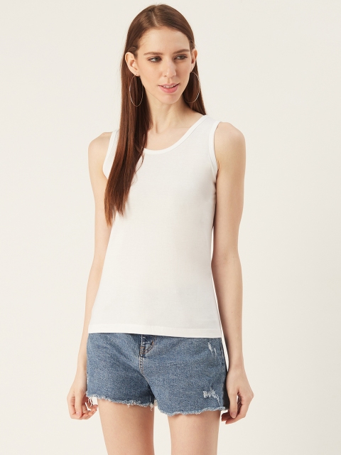 

VERONIQUE Women White Solid Top