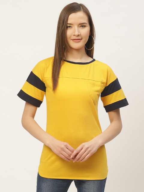 

VERONIQUE Women Yellow Solid Top