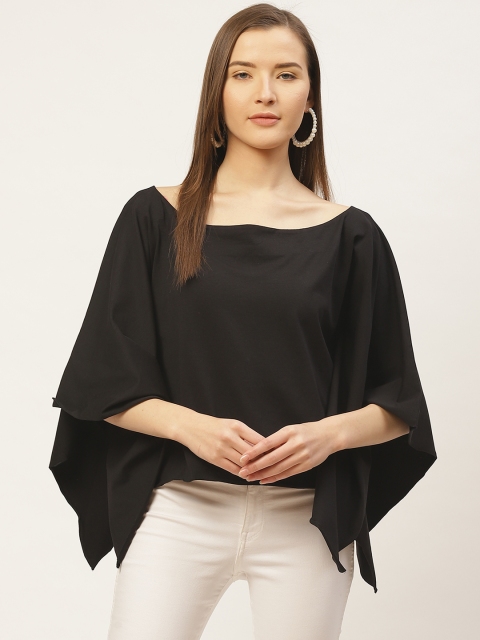 

VERONIQUE Women Black Solid Kaftan Top