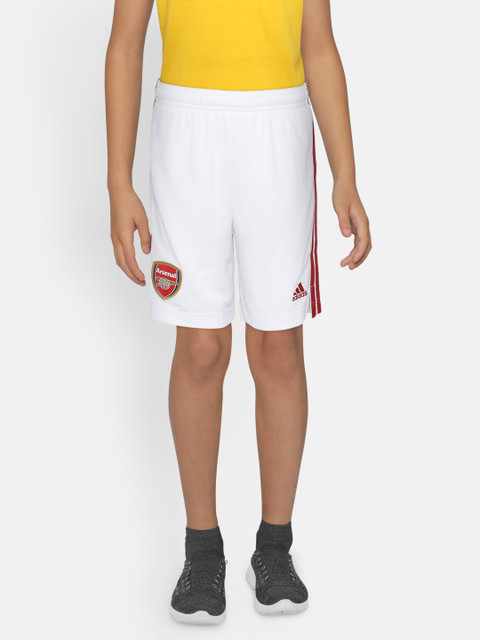 

ADIDAS Boys White Solid Football Arsenal Home Shorts