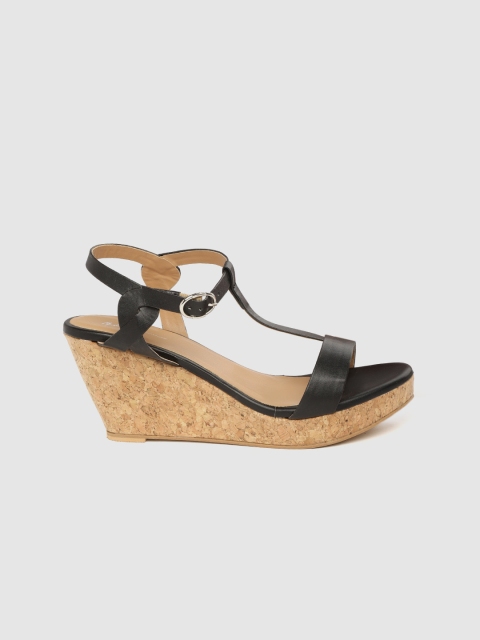 

Mast & Harbour Women Black Solid Wedges