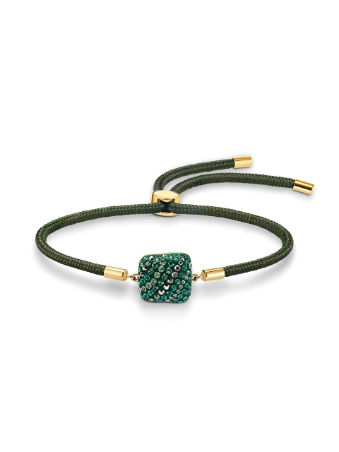 

SWAROVSKI Green, Gold-tone plated Power Collection Earth Element Bracelet