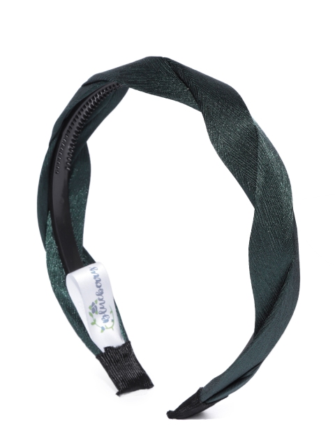 

Blueberry Green Self Design Hairband