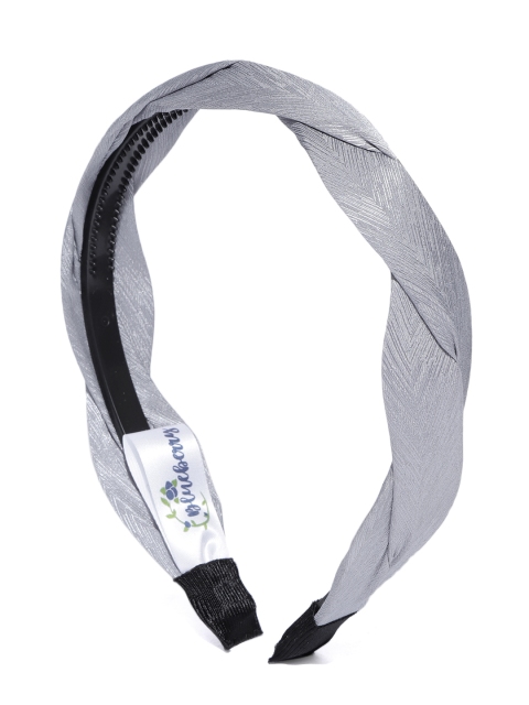 

Blueberry Grey Self Design Hairband
