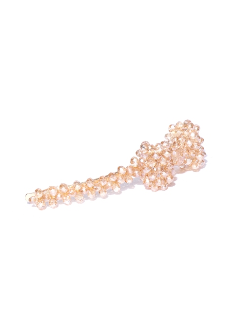 

Blueberry Gold-Toned Beaded Bobby Pin, Rose gold