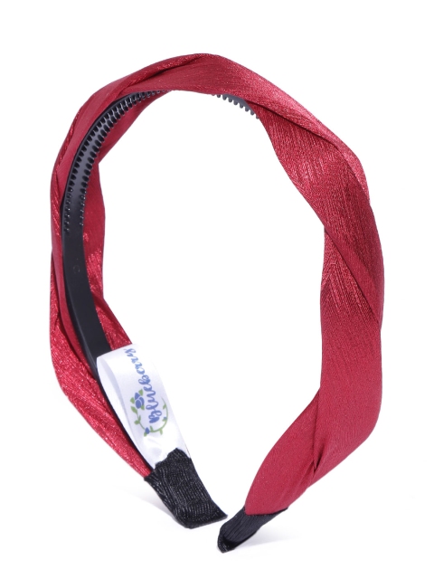 

Blueberry Women Maroon Self-Design Hairband