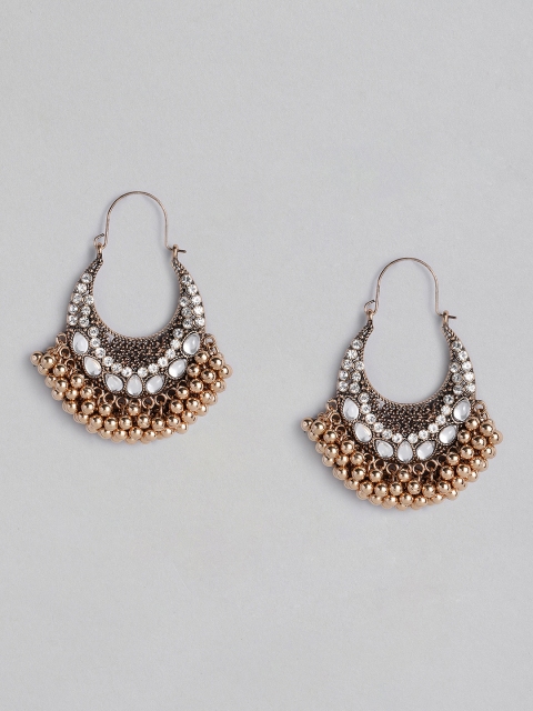 

Anouk Gold-Toned Gold Plated Circular Chandbalis