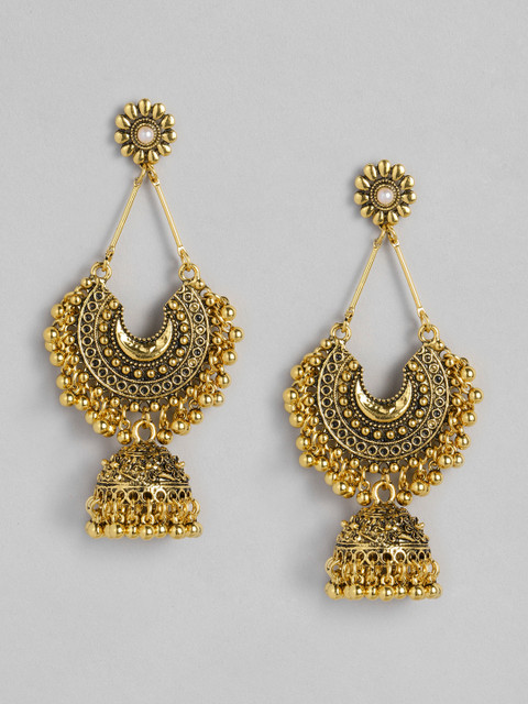 

Anouk Gold-Toned Classic Jhumkas