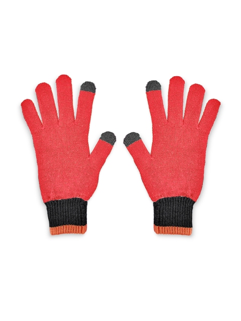 

Kosha Women Red & Black Colourblocked Hand Gloves