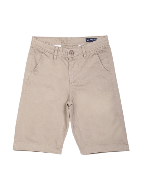 

Allen Solly Junior Boys Beige Solid Regular Fit Regular Shorts