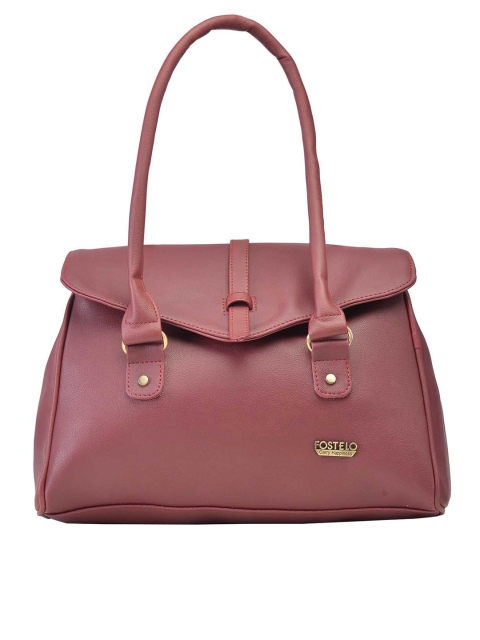 

Fostelo Maroon Solid Shoulder Bag