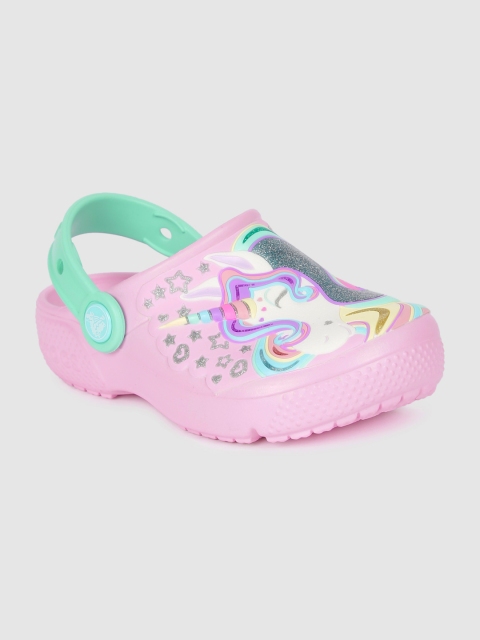 

Crocs Unisex Kids Pink Printed Clogs