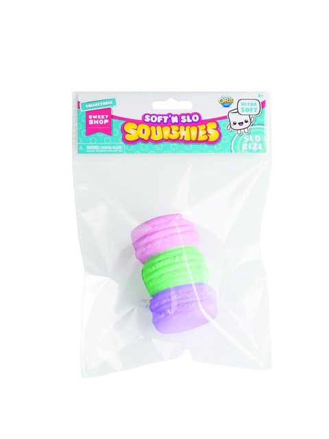 

ORB Kids Pink & Green Soft N Slo Squishies Sweet Shop Macroons