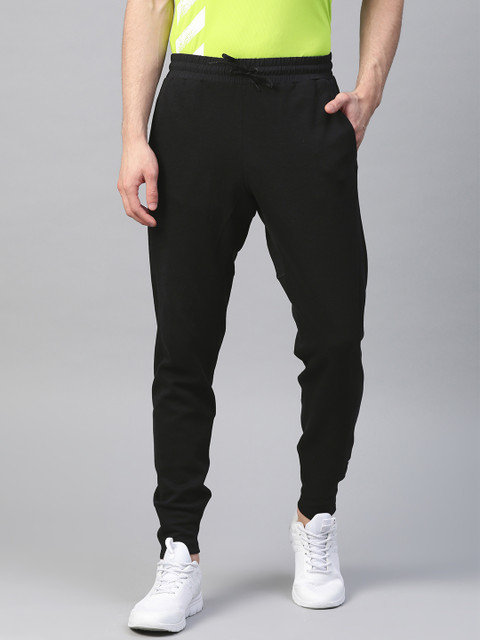 

ADIDAS Men Black Solid Sport Inspired Varsity Knit Joggers