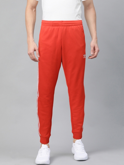 

ADIDAS Originals Men Red Solid Slim Fit SST Track Pants
