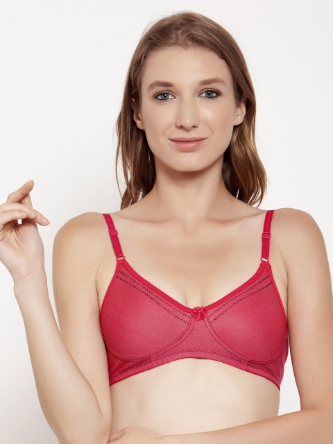 

Innocence Magenta Solid Non-Wired Non Padded Everyday Bra BBAPLIN90329