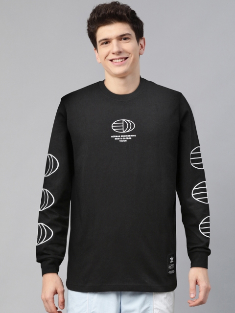 

ADIDAS Originals Men Black Trefoil History 70 T-shirt