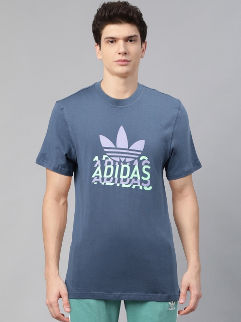 

ADIDAS Originals Men Navy Blue Printed Multi Fade T-shirt