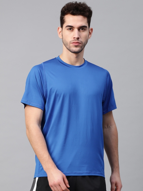 

ADIDAS Men Blue Solid Freelift Sport Ultimate Training T-shirt