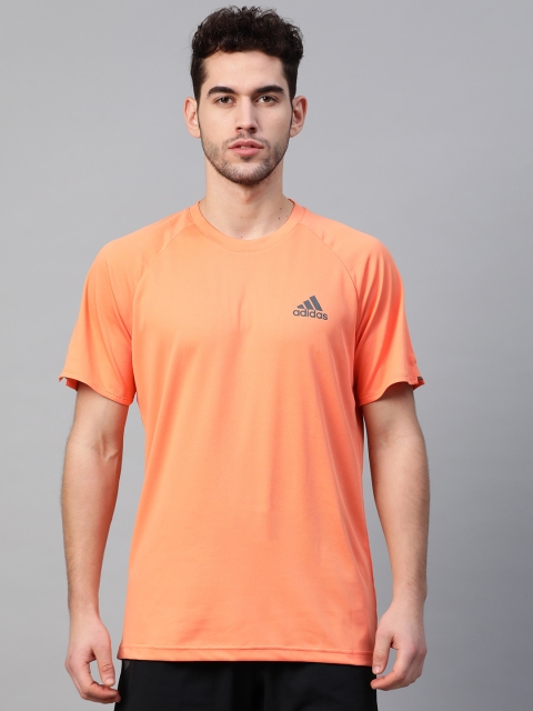 

ADIDAS Men Orange Solid Club T-Shirt