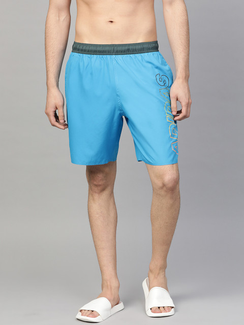 

ADIDAS Men Blue Solid Lineage CLX Swimming Shorts